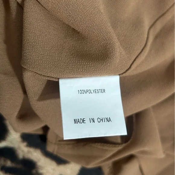 ANANY Leopard Print Halter Maxi Dress NWT - Picture 8 of 10